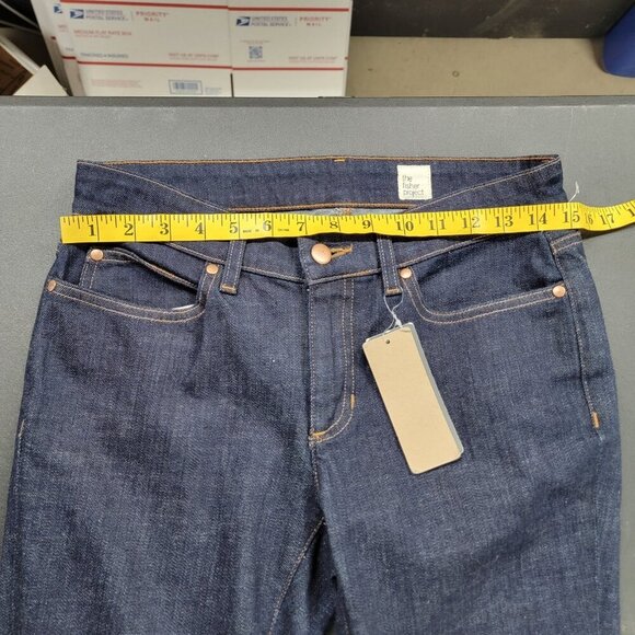 Eileen Fisher Dark Wash Stretch Denim Skinny Jeans Fisher Project Size 6 NWT - Picture 8 of 10